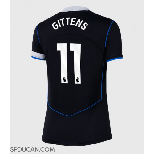 Zenski Nogometni Dres Chelsea Jamie Gittens #11 Rezervni 2025-26 Kratak Rukav